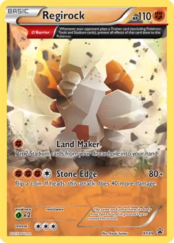 XY Black Star Promos Regirock Pokémon card